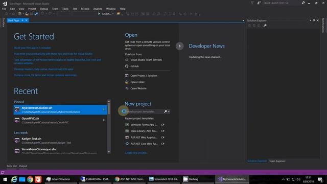 Virtual Studio 2017 - Error - An exception has been encountered смотреть онлайн
