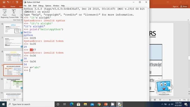 PYTHON REVISION TOUR-I ||PART-1.1||CLASS-12 PYTHON