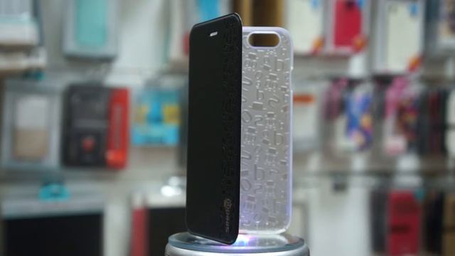 Обзор черного чехла-книжки Seedoo Graffiti Folio case для Apple iPhone 6 смотреть онлайн