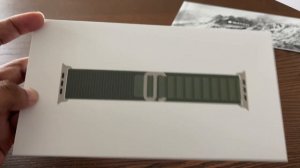 Apple Watch Ultra 49MM Titanium Case - Green Alpine Loop Unboxing