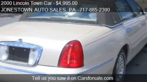 2000 Lincoln Town Car Cartier - for sale in Jonestown, PA 17
