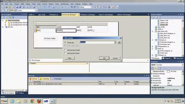 Part 12 - .Net Windows Form ms datareport using column formula смотреть онлайн