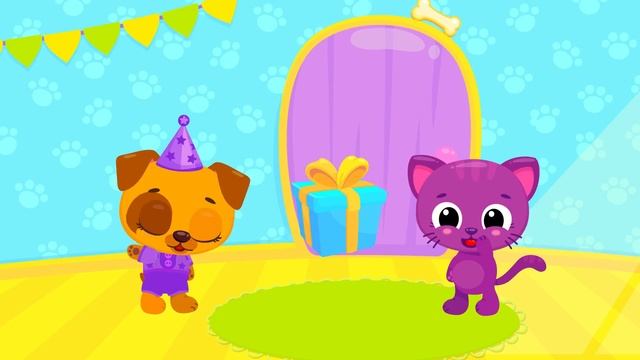 Happy Birthday 🎂 Cartoon | Cute & Tiny Birthday | Mobile Games for Toddlers смотреть онлайн