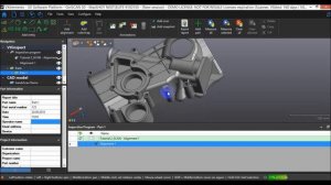 Отклонение скана от CAD-модели в VXinspect