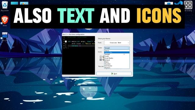 How to download and install dev c++ in windows | Dark Theme