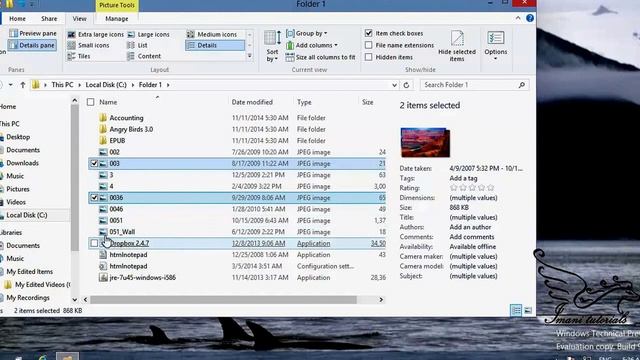 Windows 10 Primer How to Select File and Folders - how to backup and restore registry in windows 7 смотреть онлайн