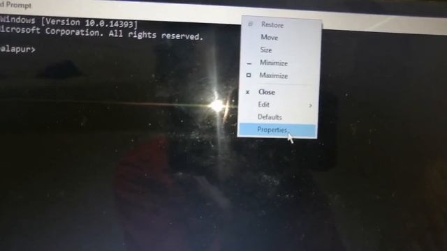 how to change font style in command prompt windows 10 !! command prompt me font kaise change kare