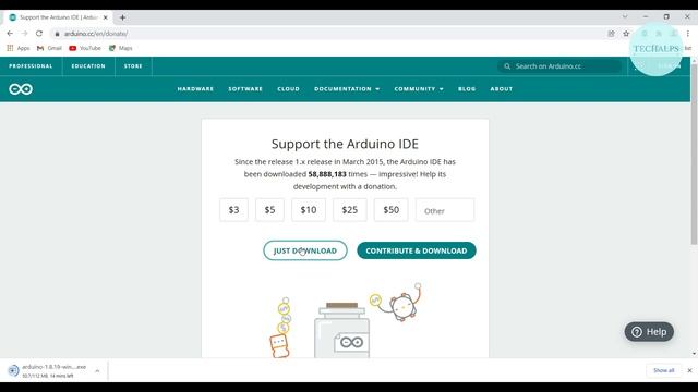 Arduino IDE | Installation | Windows