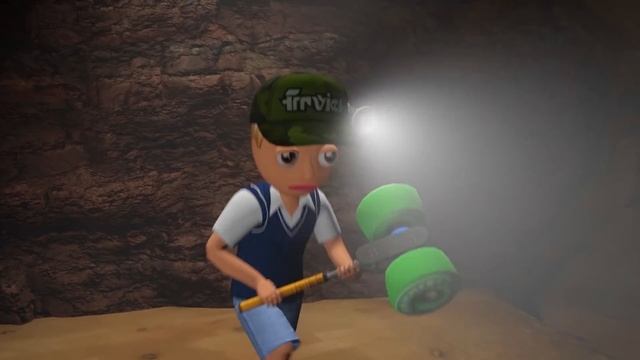 Балдик vs Мистер Хопс 2: Тигр Страйпс (Mr Hopp's Playhouse 2 Анимация Ной Ребенок Балди 3D)