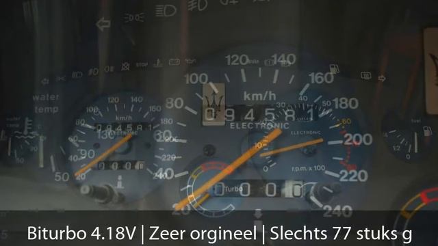 Maserati Biturbo 4.18V | Zeer orgineel | Slechts 77 stuks gebouwd | Alle documentatie aanwezig смотреть онлайн
