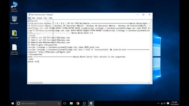 ACTIVATE WINDOWS 7/8/10 FOR FREE (2019, 2020 and 2021 ) смотреть онлайн