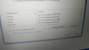 CANON BJC-85 PORTABLE TRAVEL PRINTER INSTALLATION FOR WINDOWS 7 BJC85