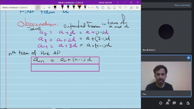 Lecture 2 ARITHMETIC PROGRESSION AP | CLASS XI APPLIED MATHS COURSE | Vigyan Bharat | Nikhil Raghav
