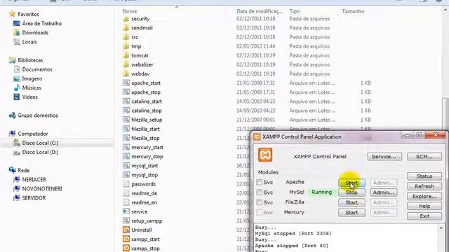 aula 4037 android   conectar servidor localhost Xampp phpMyAdmin MySQL