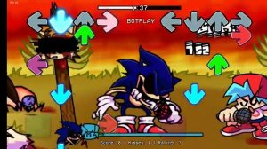 "sonic exe encore" (too slow remixed) fnf android port sonic exe