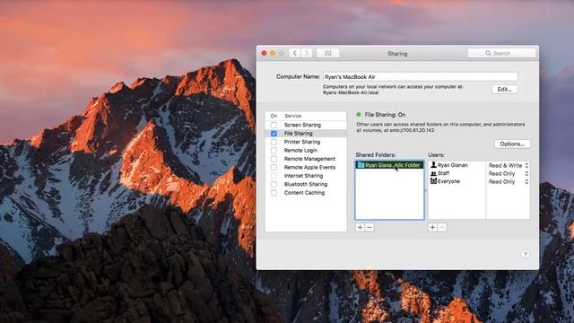 Turn On File Sharing смотреть онлайн