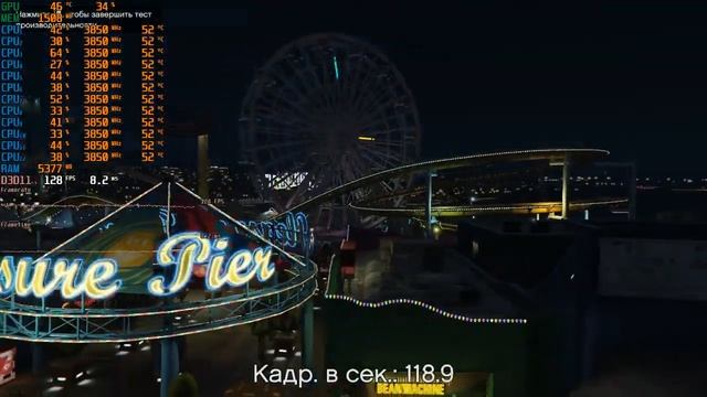 Benchmark - Grand Theft Auto V [Low setting] 720p смотреть онлайн