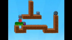 Gameplay ❤️ # snake eat apple 🙏🏻🙏🏻 # level 19 & 20 || snake apple worm || 🙏🏻🙏🏻
