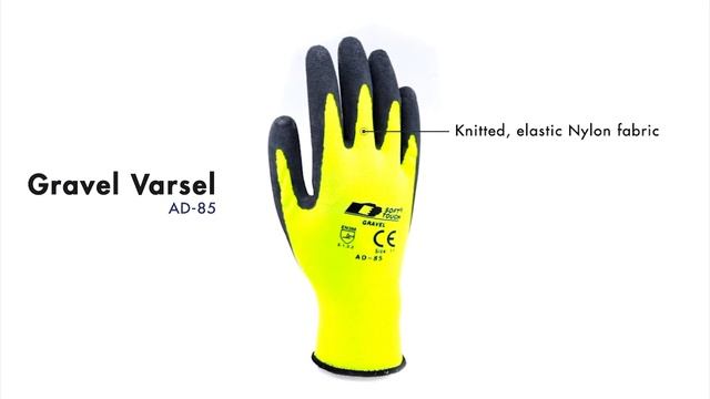 Soft Touch® Gravel HiVis AD-85 * Silicone Free HiVis Knitted Glove* смотреть онлайн