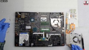 How To Replace MSI GF63 Thin 9SCXR TouchPad And FAN Replacement