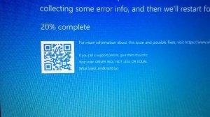 Stop code DRIVER IRQL NOT LESS OR EQUAL what failed amdkmpfd sys IMG 6792