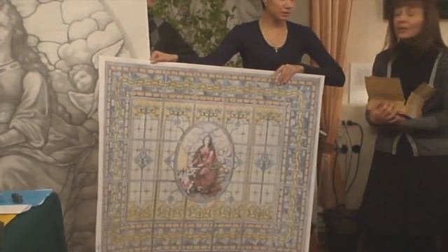 О витраже  Святая Цецилия  (БЗК)