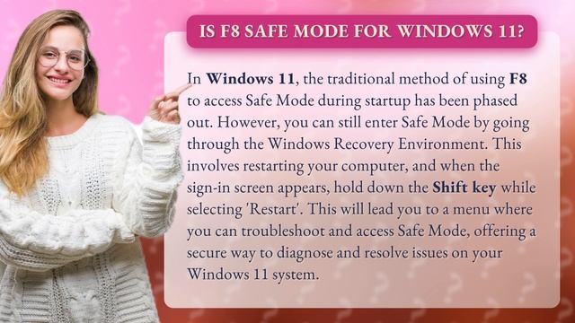 Is F8 Safe Mode for Windows 11?