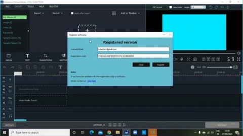 (100% WORKED)Registration Code and Licensed Email For Windows Movie Maker 2020