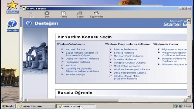 Windows XP Starter Edition'la Bilgisayara Başlarken 3: Masaüstü ve Başlat Menüsü смотреть онлайн