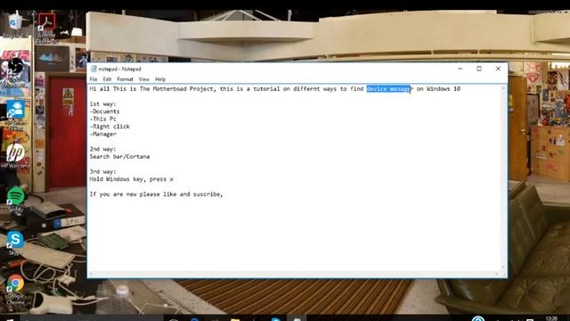 How to open Device Manger- Windows 10 смотреть онлайн
