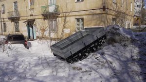 Гусеничная платформа для тяжелых грузов Buran Long