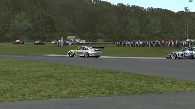 rFactor 2 - There's just something about Lime Rock that makes it so fun. | Powered by GeForce GTX смотреть онлайн