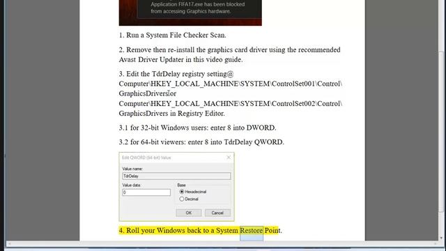 Fix Application has been blocked to accessing graphics hardware on Windows смотреть онлайн