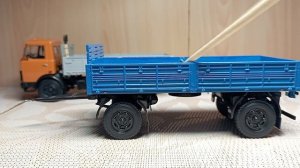 мАз - 5337 "ранний" с прицепом (1/43)