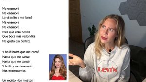 Разбор и перевод песни Shakira - Me Enamoré. Испанский по песням.