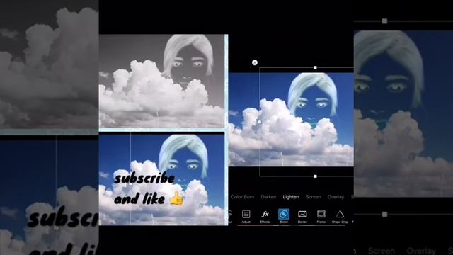 how to create a cloud face ☁️ with picsart смотреть онлайн