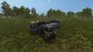 [РП] ПОМОГ БАБУШКЕ ПРИВЕЗТИ ТЮКИ ДЛЯ КОРОВ! Farming Simulator 17