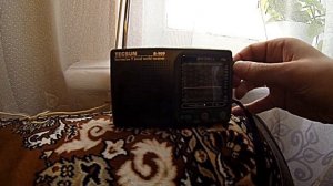 Прослушивание эфира на простом китайском радиоприемнике Tecsun R-909
