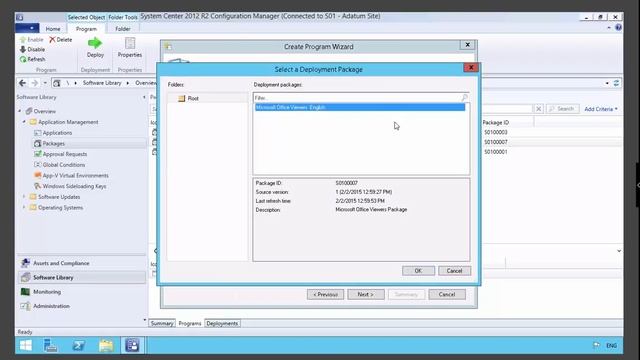 MOC 10-747D - Managing Software Distribution and Deployment by Using Packages and Programs