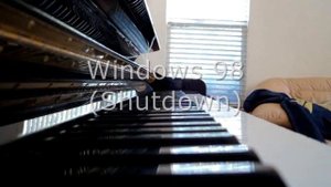 Microsoft Windows Sounds on the Piano (Windows 3.1 to Windows Vista)