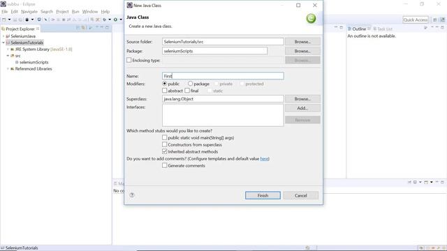 Selenium Tutorials 2 - Creating First Selenium Script and Running it on Chrome Browser смотреть онлайн