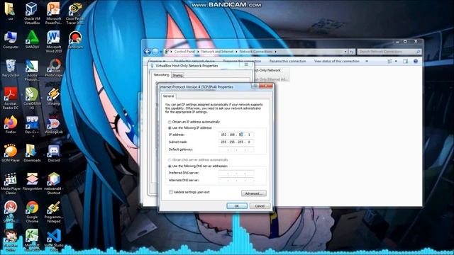 Konfigurasi IP Address Virtual Machine Host Windows Dan Adapter Network Virtual Box смотреть онлайн