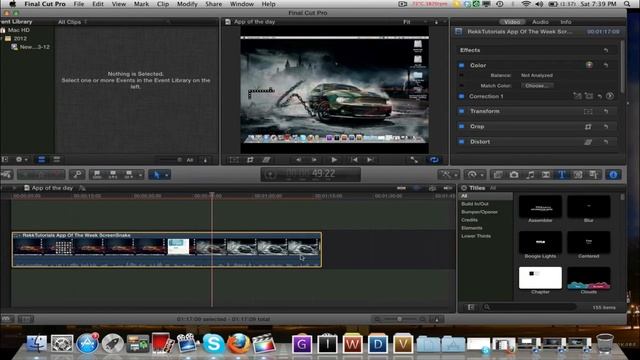 RekkTutorials App Of The Day Final Cut Pro X ep. 3 смотреть онлайн