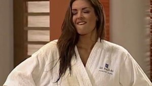 ENF - Hidden Nudity: Women take off her Bathrobe after joke