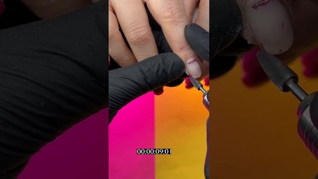 Как снимать гель лак #nails #акригель #гельлак