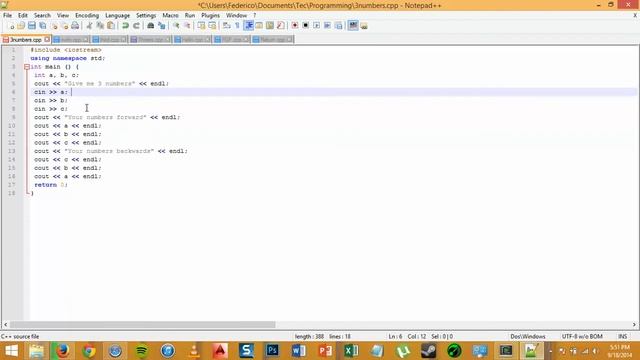 Basic output (printing) and input (text based) in C++ смотреть онлайн