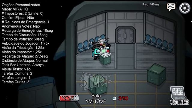 AMONG US - PARTE 15 - LIVE COM INSCRITOS - FUI DESCOBERTO!! MAS FOI POR POUCO 👀🏃🏃🤣 смотреть онлайн