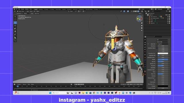 HOW TO MAKE 3D BGMI THUMBNAIL USING BLENDER - PART 1