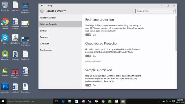 55 Using Windows defender to protect against malware in Windows 10 essential course in Urdu and Hin смотреть онлайн
