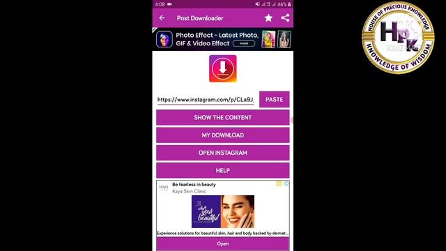 How to Download Instagram video and profile picture on android  By OGGY